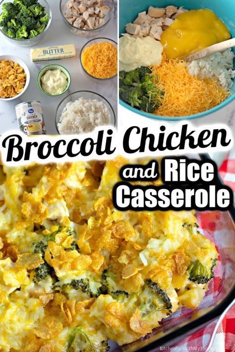 Chicken Broccoli Rice Cheese Casserole With Cooked Rice, Easy Chicken Broccoli Rice Casserole Baked, Chicken And Rice Cheesy, Rice Chicken Broccoli Casserole Oven, Chicken Cheese Rice Casserole, Chicken Rice Broccoli Casserole, Broccoli Chicken Rice Casserole, Broccoli Chicken Rice, Chicken Broccoli Rice Cheese Casserole