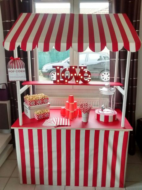 Candyland Treats, Ice Cream Booth, Volleyball Party, Carnival Booths, Play Ice Cream, Carnival Night, Exhibition Display Design, Carnival Christmas, Sweet Carts