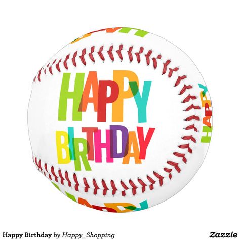 Happy Birthday Baseball, Cork Crafts Christmas, Happy 13th Birthday, Baseball Birthday, Happy Birthday Messages, Anniversary Dates, Birthday Meme, Birthday Gif, It's Your Birthday