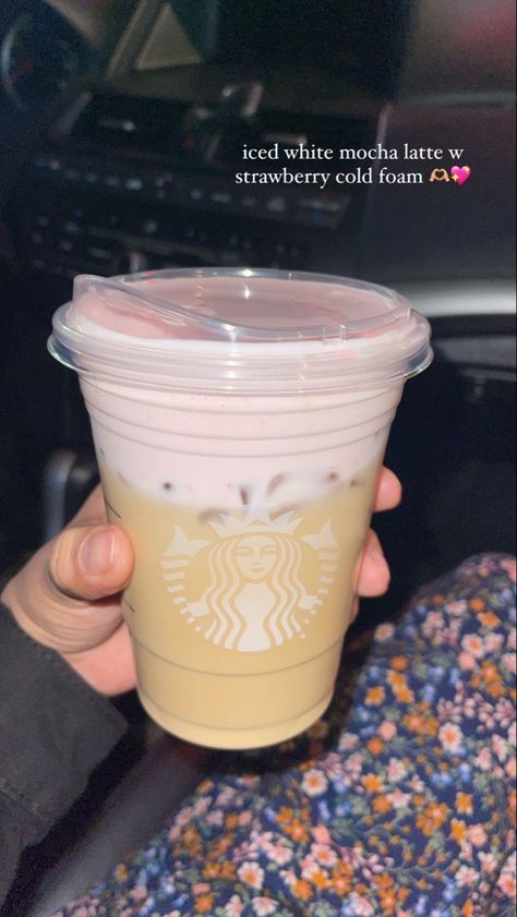 Cool Drinks To Try At Starbucks, Basic Starbucks Drinks, Sweet Fall Starbucks Drinks, Starbucks Drinks Spring, Random Starbucks Drinks, Easy Starbucks Drinks To Order, Starbucks Warm Drinks, Starbucks Drinks Mocha, Starbucks Drinks With Cold Foam