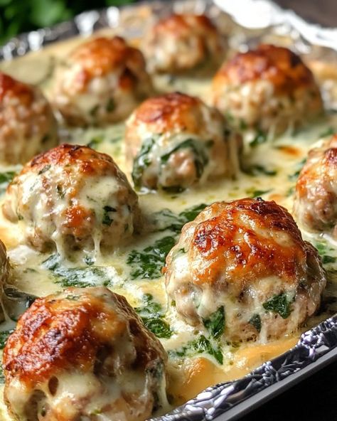 This was my absolute favorite dish back in the day. I couldn't get enough and always asked my mom to whip it up. Fall Party Main Dishes, Beef Main Dishes For Dinner, Chicken And Spinach Meatballs, Keto Dishes For Potluck, Recipes Using Meatballs Dinners, Beef Meatball Dinner Ideas, Dinners For New Moms, Main Dish Potluck, What Goes With Meatballs