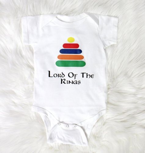 For the Lord of the Rings-Lover Lotr Onesie, Lord Of The Rings Baby, Funny Lotr, Star Wars Onesie, Cricut Baby, Funny Baby Clothes, Funny Onesies, Sublimation Ideas, Funny Baby Onesies