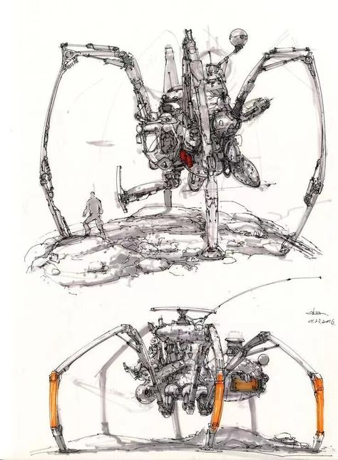 Robot Design Sketch, Robot Sketch, Robot Animal, Photo Shape, Arte Peculiar, Arte Robot, Model Maker, Arte Cyberpunk, Tattoo Life