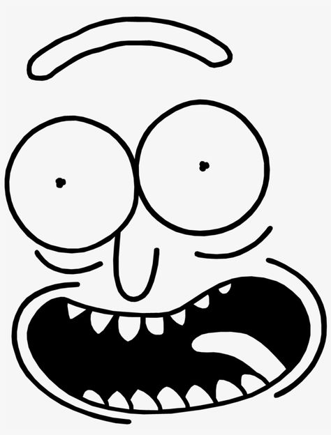 Rick And Morty Coloring Pages, Rick And Morty Coloring, Rick And Morty Logo, Rick And Morty Image, Black And White Png, Rick And Morty Stickers, Rock Argentino, Graphic Rug, Sticker Machine