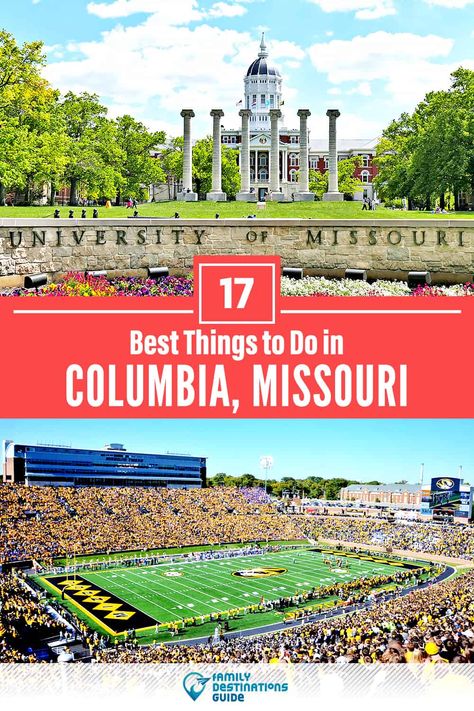 17 Best Things to Do in Columbia, MO — Top Activities & Places to Go! Columbia Missouri Things To Do In, Adventurous Life, Columbia Missouri, Columbia Mo, Missouri Tigers, Family Destinations, I Want To Travel, Trip Ideas, Travel Hacks