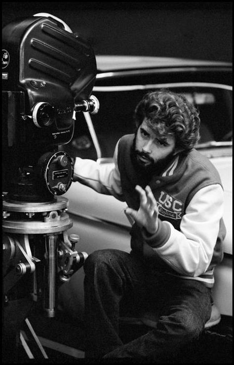 Young George Lucas in USC Jack is listed (or ranked) 5 on the list 27 Pictures of Young George Lucas Gjon Mili, Movie Directors, American Graffiti, Movie Director, George Lucas, Steven Spielberg, Great Films, Movie Sets, Film Director