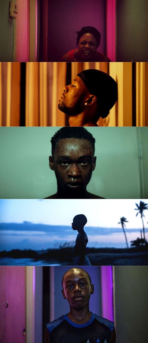 Moonlight (2016) Barry Jenkins Barry Jenkins, Color In Film, Cinematography Lighting, Beau Film, Mahershala Ali, Cinematic Lighting, Septième Art, Image Film, I Love Cinema