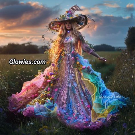 Spring Witch, Monique Lula, Flowers And Bees, Witch Dress, Garden Inspired, My Garden, The Flowers, Locket, Witch