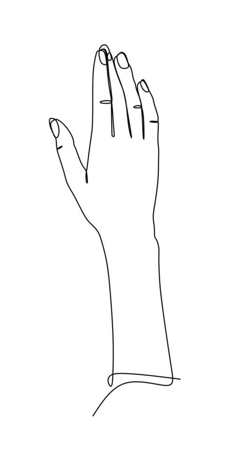 Hands gesture continuous line drawing design. Sign or symbol of hand gestures. One line draw of hand drawn style art doodle isolated on white background for business concept Relaxed Hand Drawing, Hand Line Reading, Hand Contour Line Drawing, Continuous Line Drawing Hand, Hands Holding Line Art, Hands Gesture, Background For Business, Hand Gestures, Business Concept