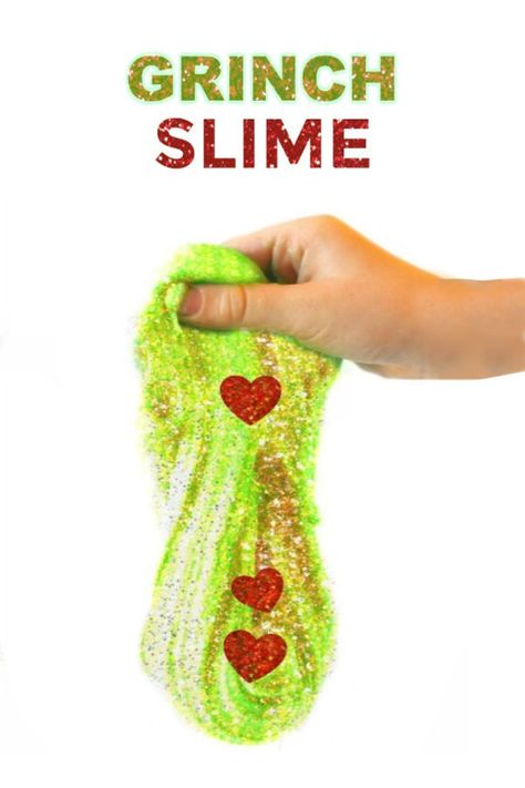 2 INGREDIENT GRINCH SLIME RECIPE #grinch #grinchslimerecipe #slime #slimerecipe #slimerecipeeasy #slimeforkids #growingajeweledrose #playlearngrow Slime Activities, Grinch Slime, Party Themes For Kids, Drunk Party, Grinch Crafts, Grinch Christmas Party, Grinch Party, Grinch Face, Slime For Kids