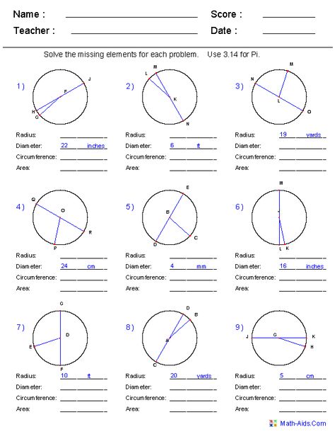 9th Grade Geometry Worksheets 10th Grade Geometry, Introduction To Geometry, Circle Worksheet, Unit Circle, Coordinate Geometry, Area Of A Circle, Circle Geometry, Geometry High School, Geometry Worksheets