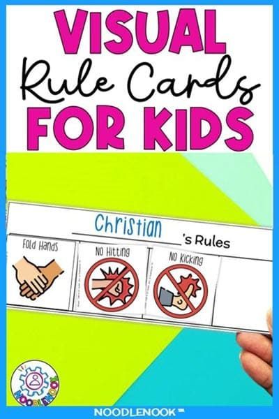 Visual rule cards can transform your classroom from chaos into order. I swear! Find out how they work and why they're a game-changer for students with special needs. Plus, discover helpful steps to implement them effectively. Check out this post on Visual rule cards for kids with special needs! Visual Cues For Classroom, Visual Cues For Behavior Free Printables, Positive Behavior Support, Token Board, Rules For Kids, Sped Classroom, Class Rules, Self Contained Classroom, Cue Cards