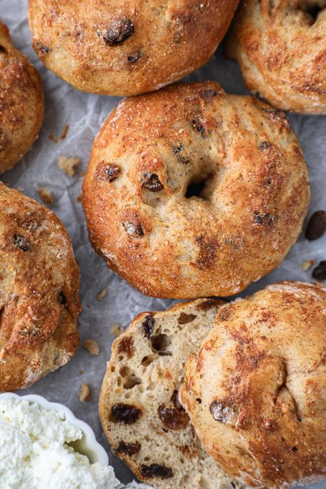 Easy Bagel Recipe, Kalefornia Kravings, Easy Bagel, Cinnamon Bagels, Bagel Recipe Easy, Best Banana Bread Recipe, Cinnamon Banana Bread, Gluten Free Bagels, Gluten Free Flour Mix