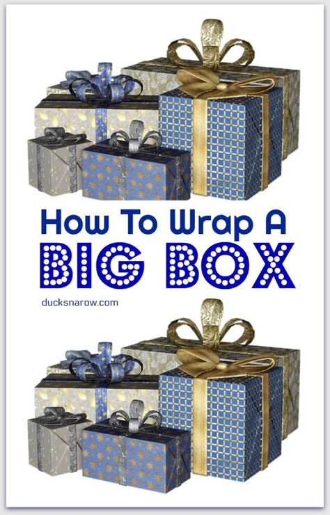 How To Gift Wrap Big Box #tips #tipsandtricks #giftwrap #giftwrapping #birthdaygifts #babyshowergifts #babygifts Wrapping Big Boxes, How To Wrap A Big Box Gift, Wrapping Gifts Ideas Creative, Wrapping Gifts Ideas, Professional Gift Ideas, Creative Corporate Gifts, Corporate Branded Gifts, Big Gift Boxes, Creative Wrapping