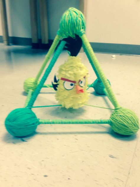 Egg drop project- angry birds Egg Protector Project, Egg Drop Science Project, Egg Drop Ideas Projects, Egg Drop Designs Ideas, Egg Drip Project Ideas, Egg Drop Ideas For School, Egg Drop Ideas, Egg Drop Project Ideas, Egg Drop Contest