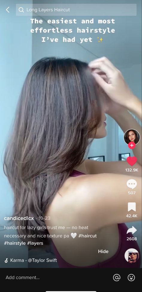 Lazy Haircuts, Effortless Haircut, Volume Straight Hair, Girls Haircuts Medium, Hair Without Volume, Lazy Hairstyles, Layered Haircuts For Medium Hair, Cute Haircuts, Girl Haircut