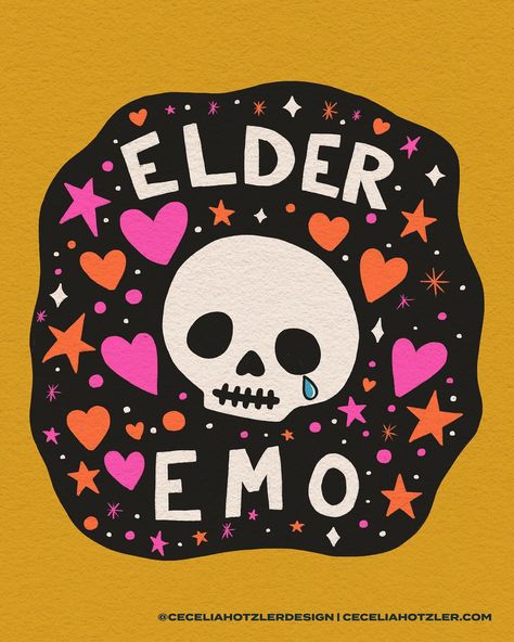 A little elder emo design 💀 for the millennials who are still listening to the same playlist they’ve been listening to since 2007. 🩷 . . . . . #digitalart #digitaldrawing #digitalillustration #ipadart #ipaddrawing #ipadillustration #illo #illust #womenofillustration #illustragram #illustagram #illustrarch #illustration_daily #illustration_daily #dailyart #dailydrawing #dailyillustration #adobefresco #adobedrawing Emo Design, Emo Designs, Daily Illustration, Elder Emo, M Tattoos, Ipad Drawings, Ipad Art, Daily Drawing, April 29