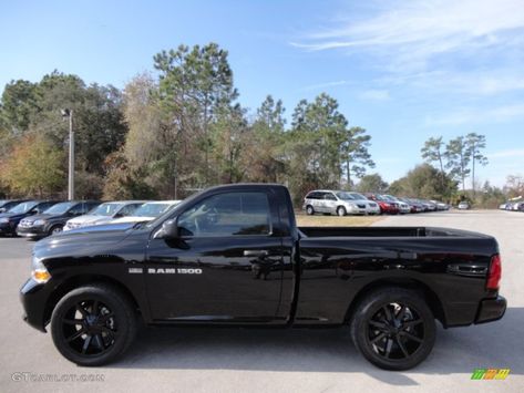 2012 Dodge Ram 1500 Express Regular Cab Custom Wheels Photo #59472536 Ram 1500 Single Cab, Ram Single Cab, Daytona Car, Ram 1500 Custom, New Model Car, 2012 Dodge Ram 1500, Single Cab Trucks, Dodge Ram Trucks, Dodge Trucks Ram