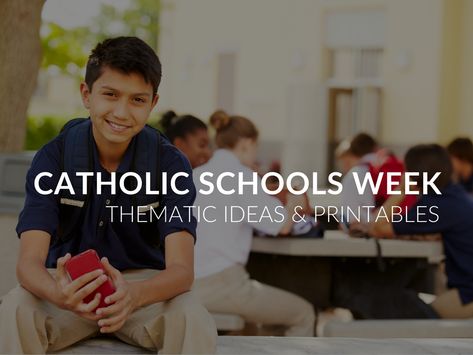 Catholic Schools Week 2024, Catholic Schools Week Ideas Activities, Catholic Schools Week Ideas, Catholic Schools Week Activities, Catholic Schools Week, School Open House, High School Activities, Catholic Education, Education Week