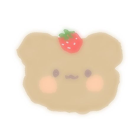 Cutie strawberry bear Strawberry Bear, Cute Strawberry, Bear Hug, Bear Wallpaper, Cute Bear, Cute Bears, My New Room, New Room, Bedroom Makeover