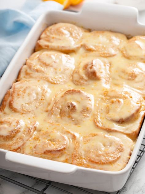 Easy Orange Rolls, Orange Danish Rolls, Pillsbury Orange Rolls Recipes, Alabama Orange Rolls, Orange Rolls Pioneer Woman, Orange Rolls Homemade, Orange Cinnamon Rolls Homemade, Orange Cinnamon Roll, 9x13 Recipes