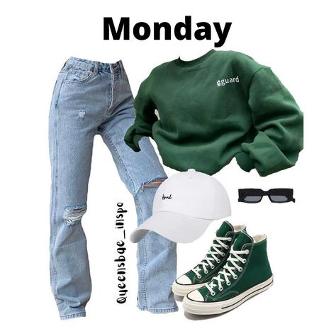 Shein Ideas, Build Wardrobe, Green Clothing, Streetwear Girl, Tomboy Style Outfits, Pinterest Outfits, Swaggy Outfits, Simple Trendy Outfits, Cute Everyday Outfits