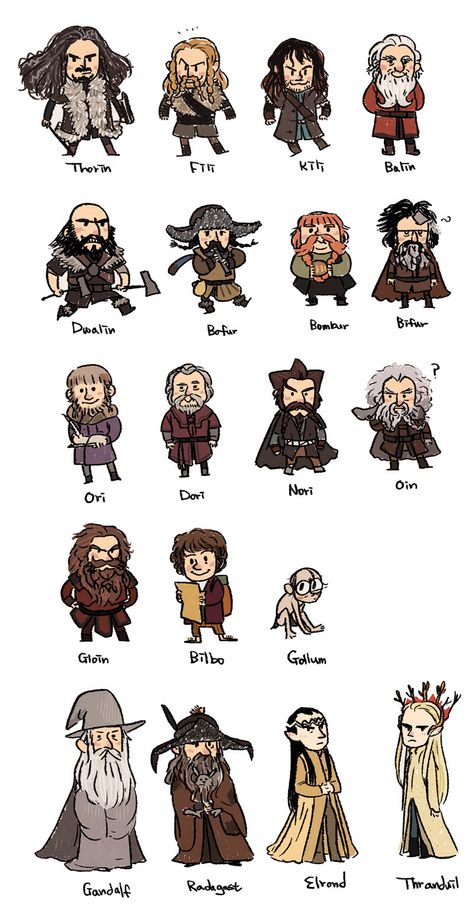 Company The Hobbit Characters, Hobbit Dwarves, Hobbit Art, Fili And Kili, Tolkien Art, Lotr Art, Hobbit Hole, Illustration Photo, Thranduil