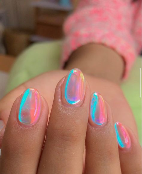 Aurora Nails, Cute Gel Nails, Crystal Nails, Minimalist Nails, Fire Nails, Funky Nails, Chic Nails, Fancy Nails, Nails Inspo