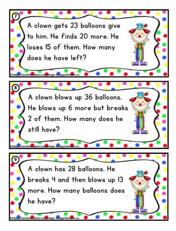 Story Problems Second Grade, Word Problems Second Grade, 2nd Grade Word Problems, Task Cards Free, Mental Maths, Math English, Easy Math, Afrikaans Language, Maths Worksheets