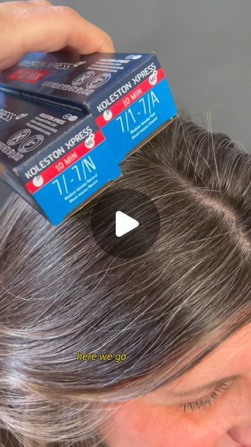 Wella Professionals on Instagram: "A non-progressive color that develops in only 10 minutes? One of the many reasons Ambassador @brianacisneros says yes to KolestonXpress!   #KolestonXpress #GrayCoverage" Grey Blending Highlights And Lowlights, Best Gray Hair Color, Best Hair Color For Gray Hair Coverage, 7 Ash Hair Color, Light Ash Gray Hair Color, Grey Blending Hair Color, Wella Gray Hair Formula, Blending Greys Into Blonde Hair, Best Hair Color For Grey Hair Coverage