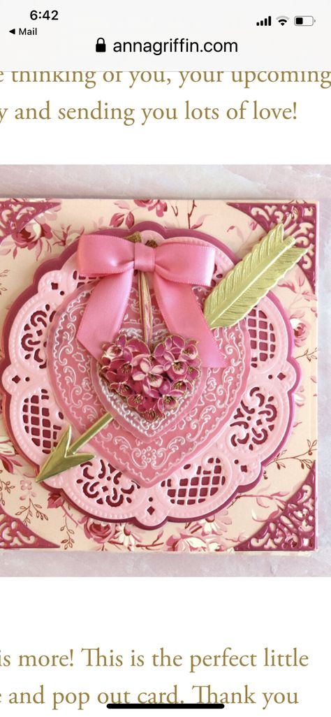 Anna Griffin Valentine Cards, Anna Valentine, Valentine Stuff, Anna Griffin Cards, Anna Griffin, Valentine Card, Valentine Cards, Card Inspiration, St Patrick’s Day