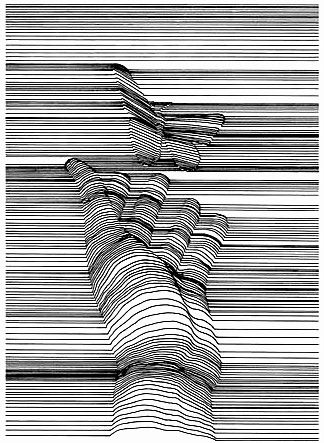 Illusion Art Creative, Line Art Drawings Illusion, Optical Illusions Art Black And White, 3d Line Art Optical Illusions, Black And White Illusion Art, Illusion Black And White, Optical Illusion Drawing, Street Art Artists, Pizza Art