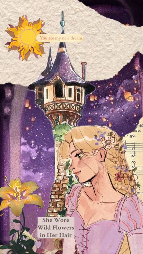 #rapunzel #quotes #art #wallpaper #books #vibes Tangled Collage Wallpaper, Tangled Themed Classroom, Disney Rapunzel Drawing, Wallpaper Rapunzel Aesthetic, Disney Rapunzel Wallpaper, Disney Love Wallpapers, Collins Core, Repunzal Tangled Aesthetic Wallpaper, Rapunzel Wallpaper Aesthetic