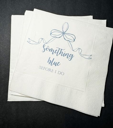 Amazon.com: Generic Something- Blue Before I Do Blue Bow Bridal Shower Blue Bow Bridal Brunch Summer Wedding - Dinner Napkins Set of 25, White : Home & Kitchen Wedding Dinner Napkins, Brunch Summer, Something Blue Bridal, Blue Bridal Shower, Wedding Cocktail, Theme Color, Bridal Brunch, Wedding Cocktails, Bridal Shower Theme