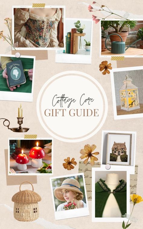 Blog Post by @KatieKirkLoves A Cottage Core Gift Guide! A whole range of different gift ideas to help you find the perfect present for those in your life who are into the Cottage Core & Nature Core Aesthetic. Please save it to come back to as well. I will be keeping it updated with new products I find too! Click the image to head over to my blog post & find all the products & pieces in the picture plus loads more! #cottagecore #aesthetic #giftsforher #giftguide #giftideas Gifts For Cottage Core, Cottagecore Gifts Ideas, Cottage Core Gift Ideas, Cottagecore Gift Ideas, Nature Core Aesthetic, Cottage Core Gifts, Cottage Core Nature, Cottagecore Girl, Nature Core