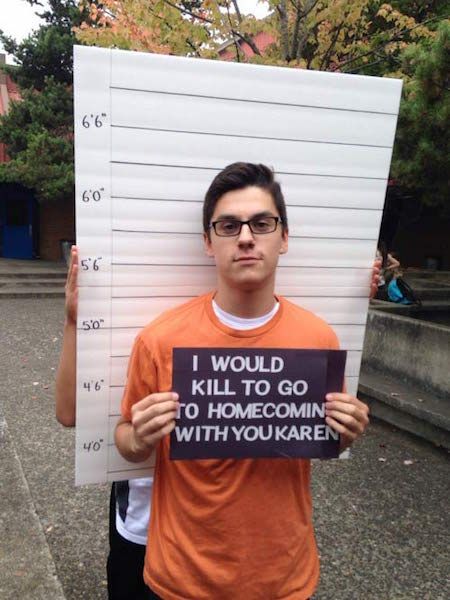 The 18 Most Cringeworthy Homecoming Proposals - Gallery Cute Hoco Proposals, School Dance Ideas, Prom Posters, Top 20 Funniest, Cute Homecoming Proposals, Cute Prom Proposals, Asking To Prom, Dance Proposal, Crying Emoji