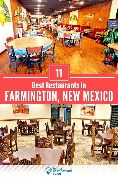 Want to see the best restaurants in Farmington, NM? We’re FamilyDestinationsGuide, and we’re here to help: From incredible brunch spots and amazing places to eat dinner, to local foodie spots and hidden gems, discover the BEST Farmington restaurants - so you get memories that last a lifetime! #farmington #farmingtonrestaurants #restaurantsinfarmington #bestrestaurantsinfarmington #placestoeatfarmington Farmington New Mexico, Mexico Restaurants, Family Destinations, Brunch Spots, Best Places To Eat, New Mexico, Places To Eat, Picture Wall, Where To Go