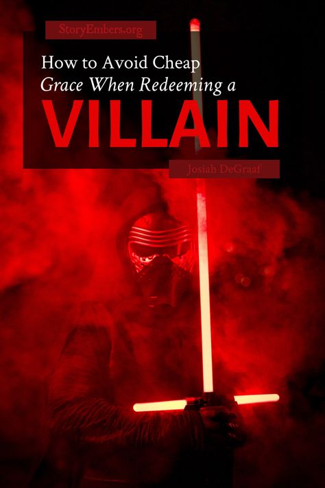 How to Avoid Cheap Grace When Redeeming a Villain - Story Embers Redemption Arc Writing, Villainous Characters, Writing Villains, Redemption Arc, Writing Genres, Writing Articles, Writing Fiction, Writing Inspiration Tips, Creative Writing Tips