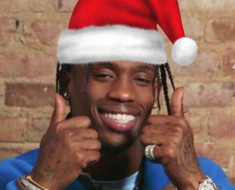 Rapper Christmas Wallpaper, Rapper Christmas, Christmas Wallpaper Iphone, Future Rapper, Have A Happy Holiday, Merry Christmas Everyone, Happy Holiday, Travis Scott, Christmas Wallpaper