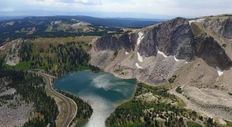 The Snowy Range Road Is One Of The Best Scenic Drives In Wyoming Beartooth Highway, Laramie Wyoming, Wyoming Vacation, Destination Vacation, Wyoming Travel, Mountain Getaway, National Park Vacation, Scenic Byway, Back Road