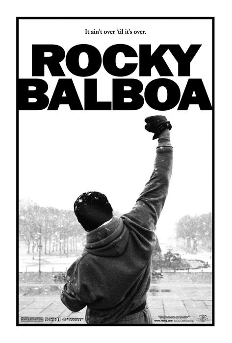 Rocky Balboa 2006, Rock Balboa, Rocky Balboa Movie, Rocky Balboa Poster, Rocky Balboa Quotes, Logo Film, Rocky Poster, Rocky Ii, Film Cult