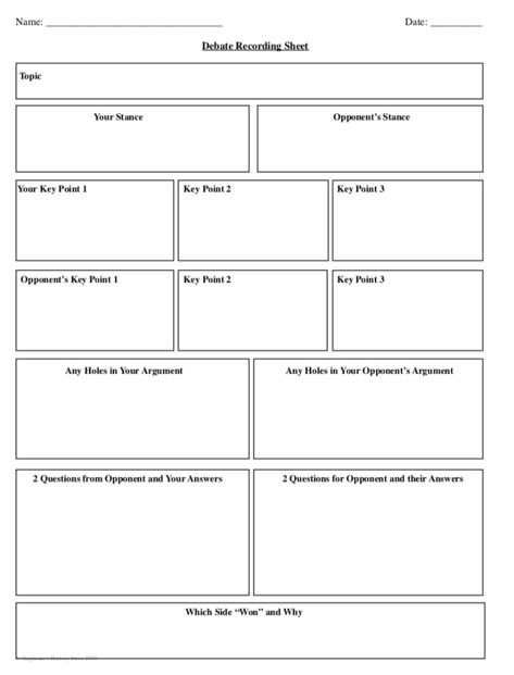 My Go-To Secondary Friendly Debate Prompts – Stephanie's History Store Teaching Debate Middle School, Teaching Debate, High School Esl, Debate Club, Debate Topics, Logic And Critical Thinking, Speech And Debate, Values Education, Pre Med