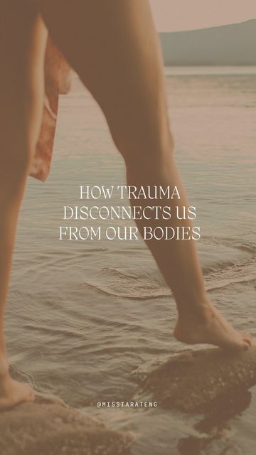 Tara Teng 鄧• Embodiment Coach on Instagram: "RESOURCES IN THE CAPTION 👇🏽 If you feel disconnected from your body or dysregulated in your body, please know that you are not alone. These are very common responses to surviving a traumatic experience. As a Somatic Practitioner, I help people use the neurobiological approach of Somatics to understand and come back into connection with their bodies. Keep reading for an exercise in embodiment 👀 First, LIKE + SAVE because this post is full of tips. FOLLOW so you can find my page again. ————- If we have felt powerless, overwhelmed or unsafe at any point in our lives then we have survived something traumatic. Our bodies do not want us to go back to the pain of such experiences so often times we begin to create coping strategies of anxiety, Somatic Aesthetic, Somatic Release, Somatic Exercise, Somatic Yoga, Holistic Coach, Somatic Healing, Somatic Exercises, Media Aesthetic, Feeling Disconnected