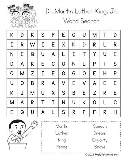 Martin Luther King Jr Activities 4th, Martin Luther King Jr Crafts For Kids, Mlk Jr Art Projects For Kids, Unschooling Kindergarten, Mlk Jr Activities For Kids, Martin Luther King Coloring Pages, Mlk Activities For First Grade, Martin Luther King Pictures, Martin Luther King Jr Crafts For Kids Free Printable