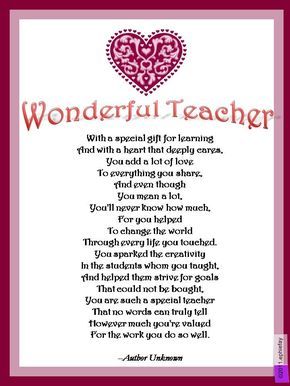 Teachers Day Letter Ideas, Teacher Appreciation Poems, Happy Teachers Day Card, Wishes For Teacher, Teacher Prayer, Teacher Poems, Teacher Appreciation Quotes, Message For Teacher, World Teacher Day