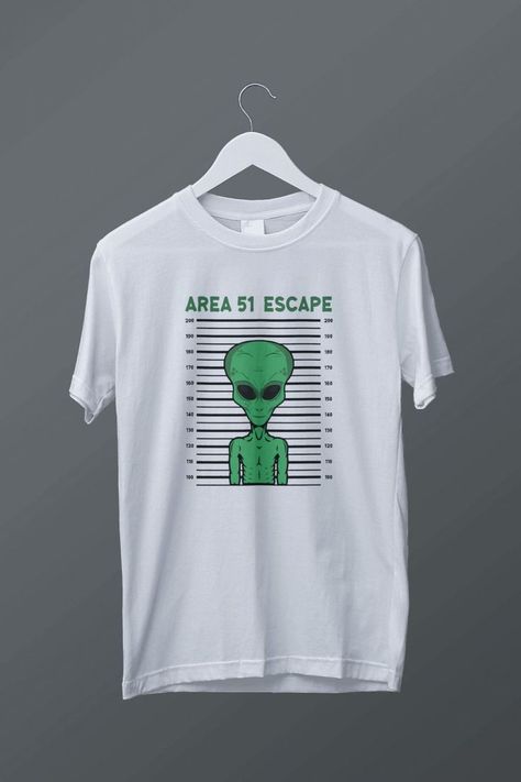 Pin on Etsy shops Alien Tshirt Design, Alien Tshirt, Cool Shirt Designs, Tshirt Funny, Space Theme, Tshirt Design, Funny Cartoon, Tee Shop, Cool Shirts