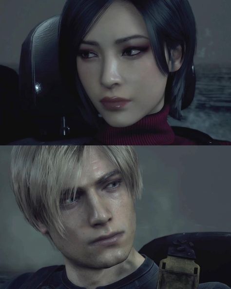 Ada And Leon Matching Icons Re4, Leon And Ada Re4 Remake, Resident Evil Ada X Leon, Resident Evil Ada And Leon, Leon And Ada Wallpaper, Resident Evil Leon And Ada, Resident Evil Leon X Ada, Ada Wong X Leon, Ada Wong And Leon