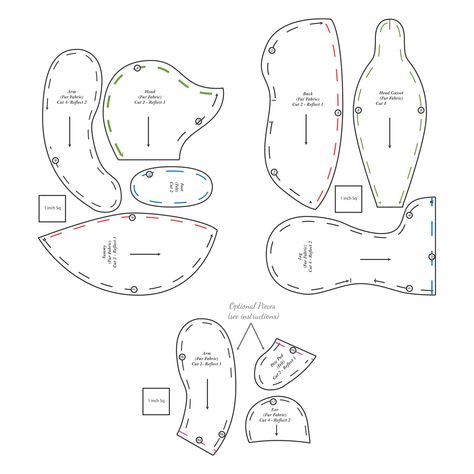 Printable Small Teddy Bear Sewing Pattern Teddy Bear Printables Templates, Tiny Bear Sewing Pattern, Free Teddy Bear Pattern Sewing Diy, Memory Bears Pattern Free Printable Easy, Sewing Teddy Bear Pattern Free, Printable Teddy Bear Pattern Templates, Vintage Teddy Bear Patterns Free Printable, Free Christmas Sewing Patterns Printables, Patchwork Bear Pattern Free