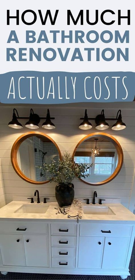 Bathroom Addition On A Budget, How To Remodel A Bathroom On A Budget, Bathroom Remodel Must Haves List, Bathroom Remodel For Small Spaces, Redoing Master Bath, Economical Bathroom Remodel, Basement Master Bath, Renovating Bathroom On A Budget, Small Master Bath Remodel On A Budget