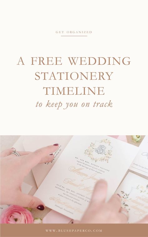 Wedding Stationery Checklist, Wedding Stationery Timeline, Yellow Weddings, Garden Wedding Inspiration, Blush Bride, Pittsburgh Weddings, Ceremony Programs, Stay On Track, Perfect Palette